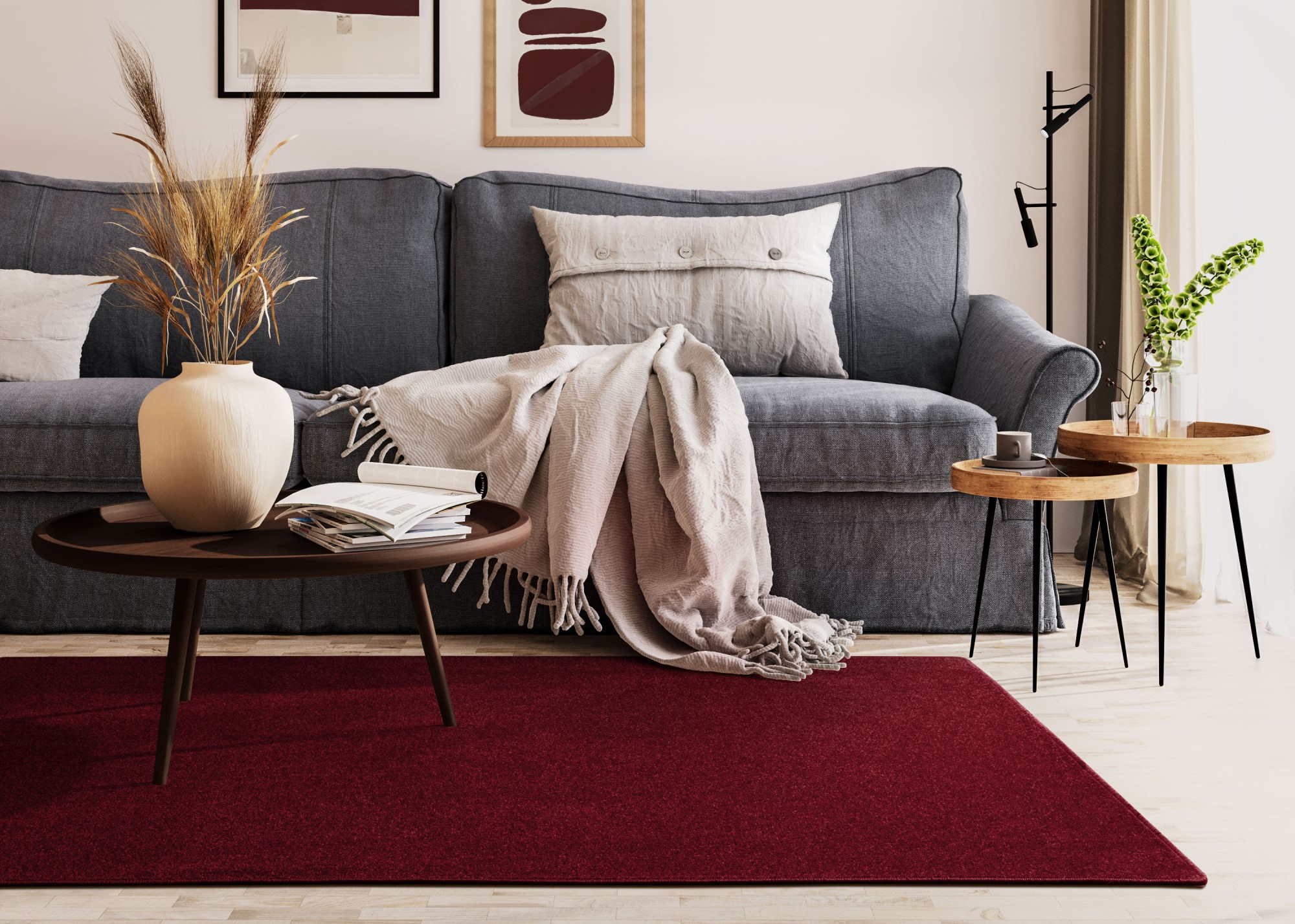 Kurzflor Teppich Cambridge Young