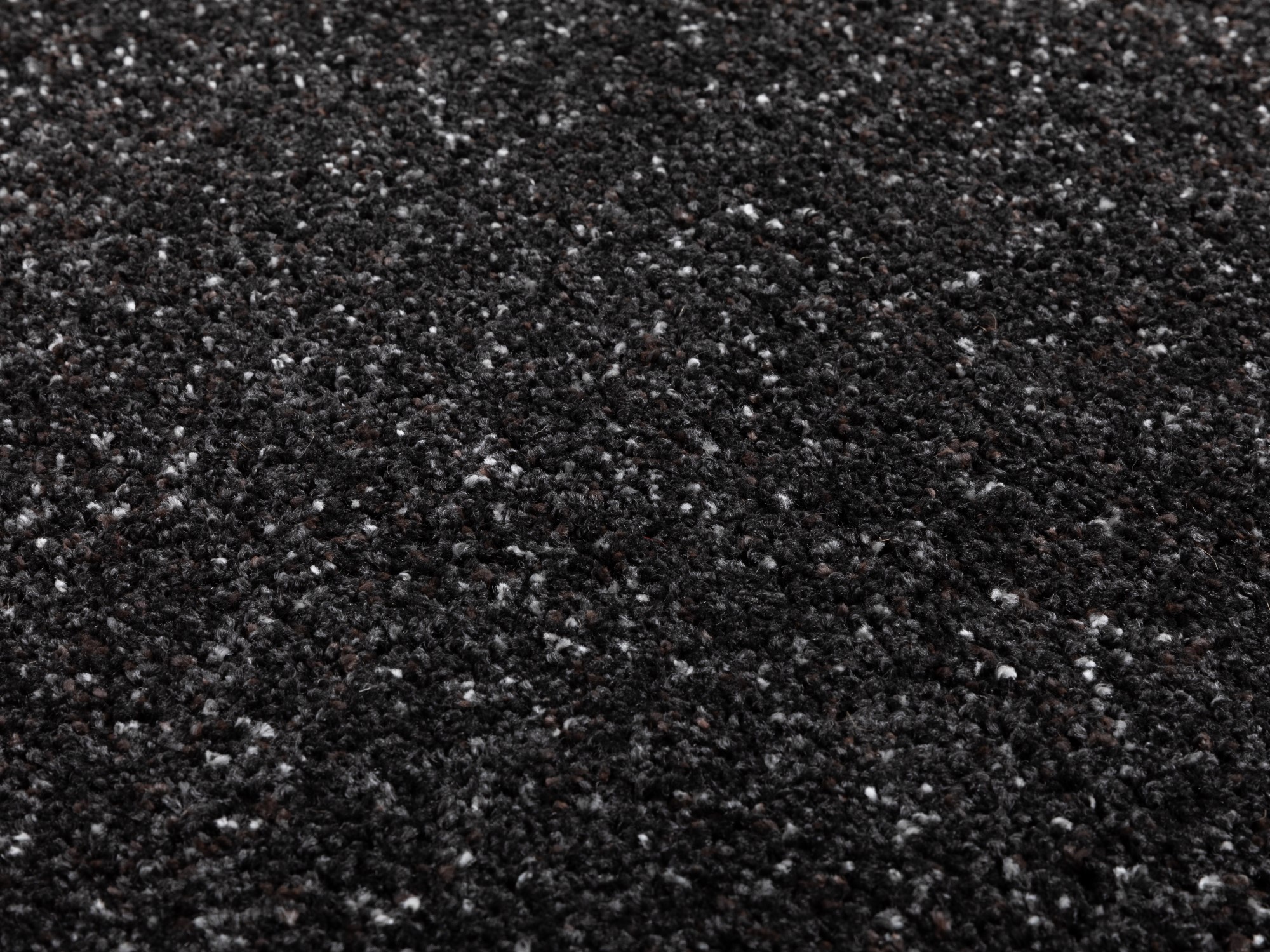 Kurzflor Teppich Contemporary Comfort - Meliert Anthrazit Meliert 67x140 cm