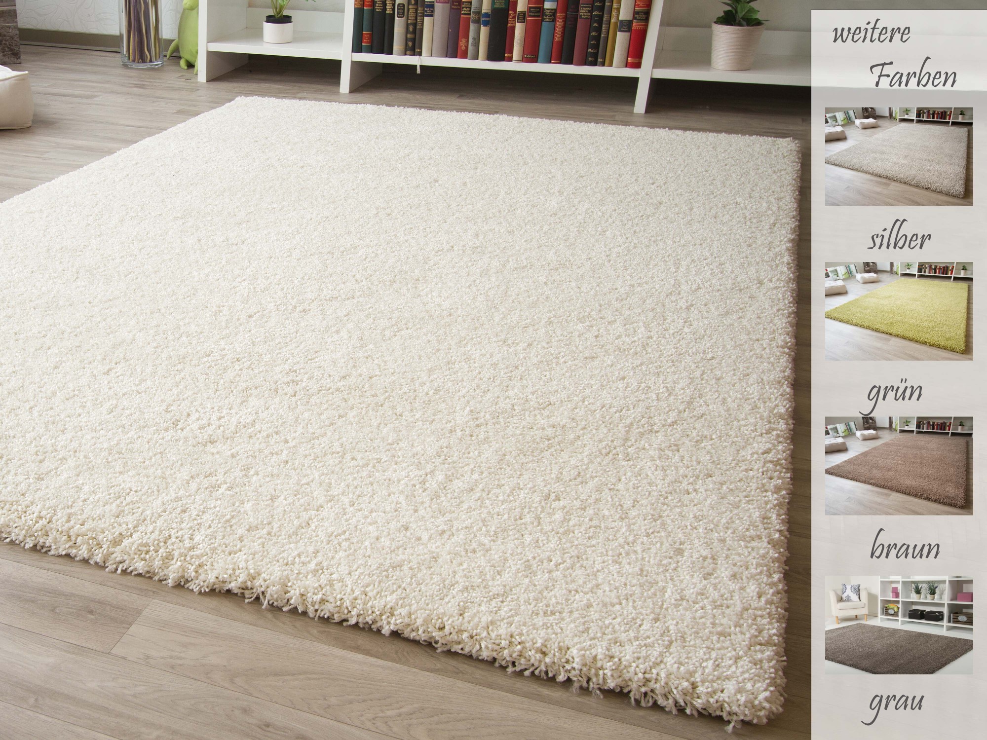 Hochflor Teppich Chamonix