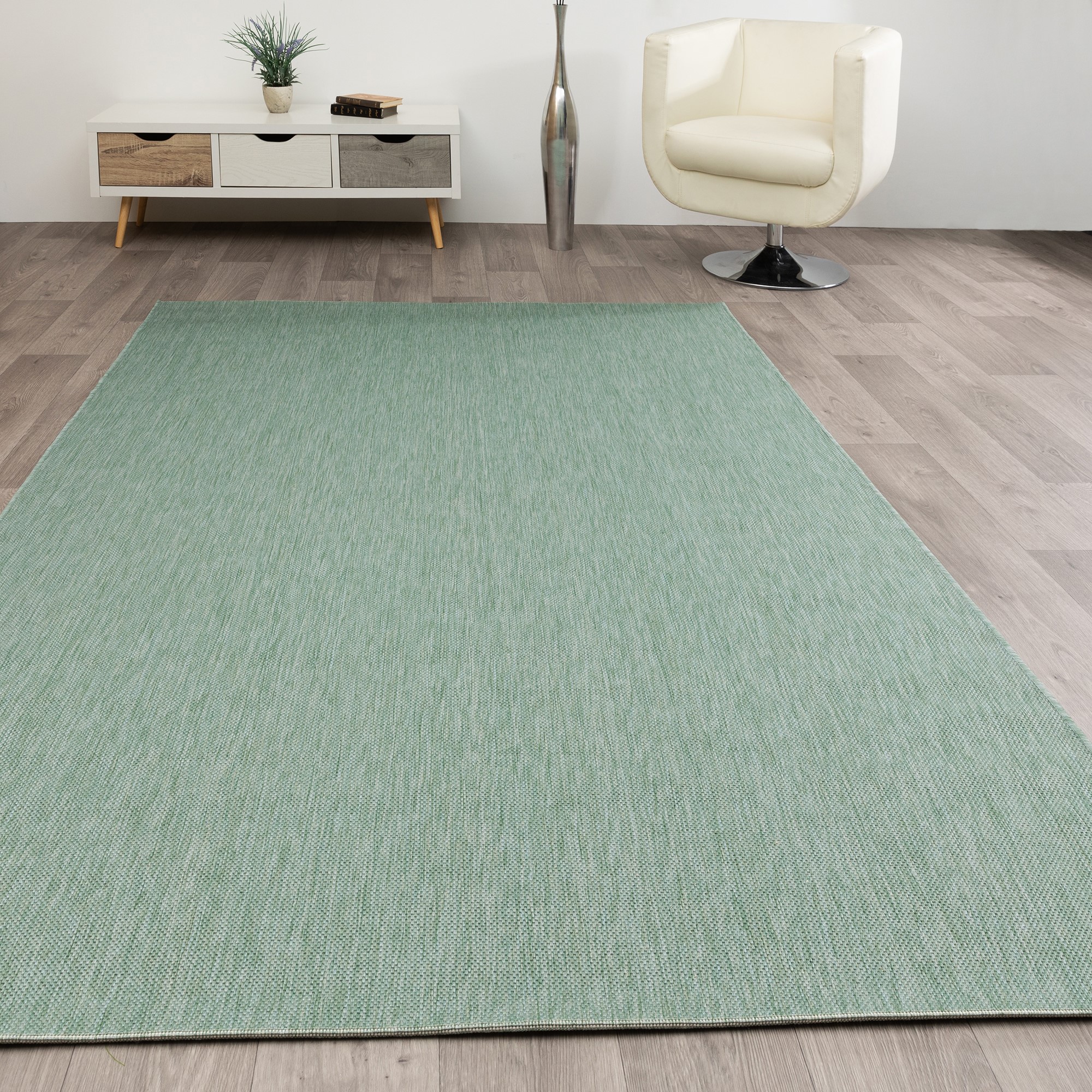 In- und Outdoorteppich Gotland Mint 80x150 cm