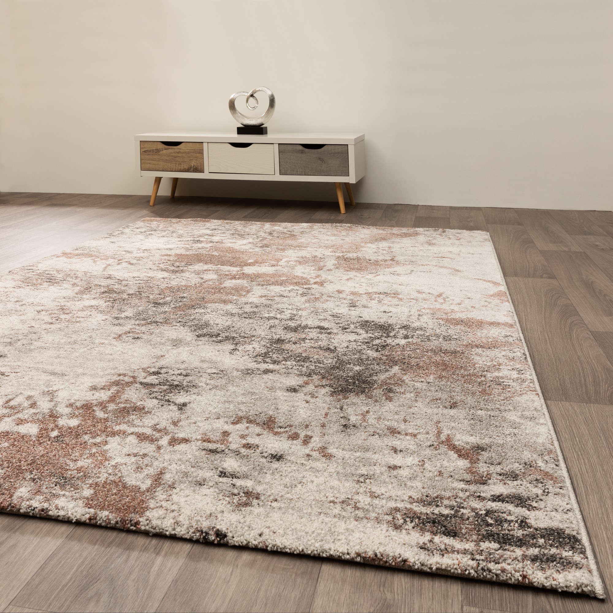 Kurzflor Teppich Soft Tones - Mamor 160x230 cm