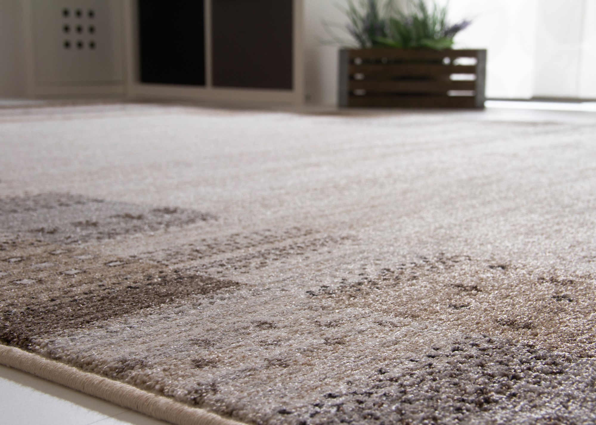 Kurzflor Teppich Pleasant Touch - Bordüre