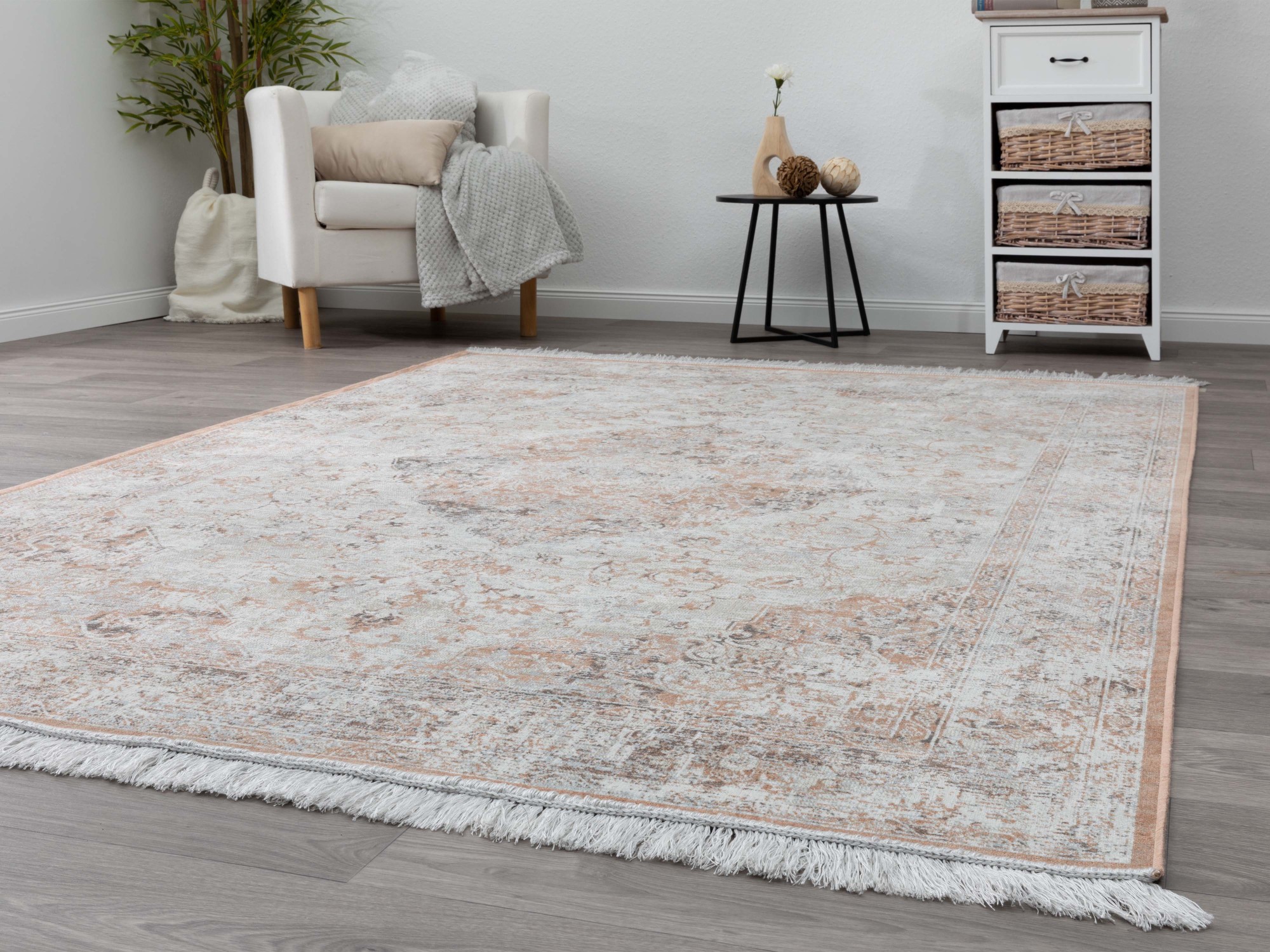 Kurzflor Teppich Riad - Vintage Sarough