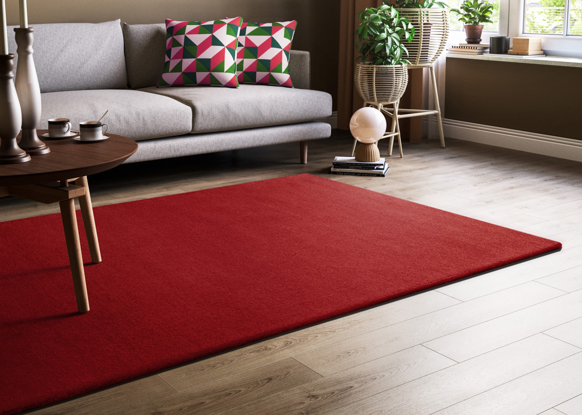 Gabbeh Teppich Jaipur Rot 70x140 cm