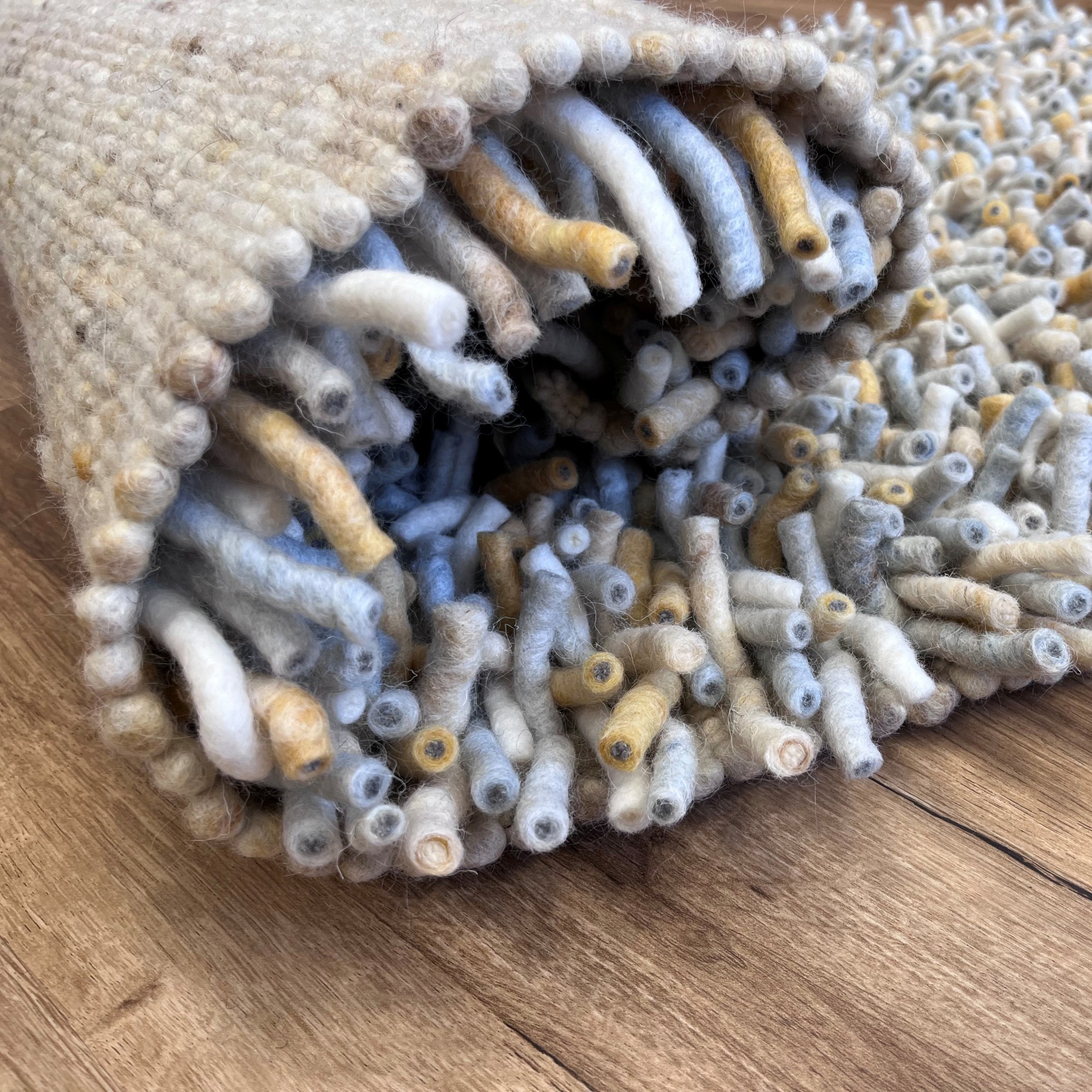 Handweb Teppich Shag Olbia - Wunschmaß