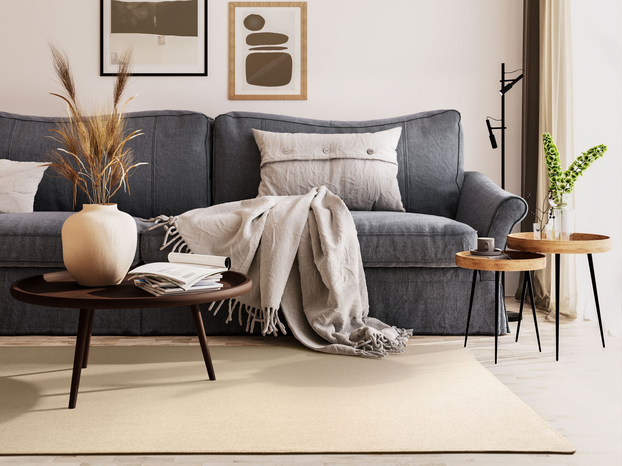 Kurzflor Teppich Cambridge Young