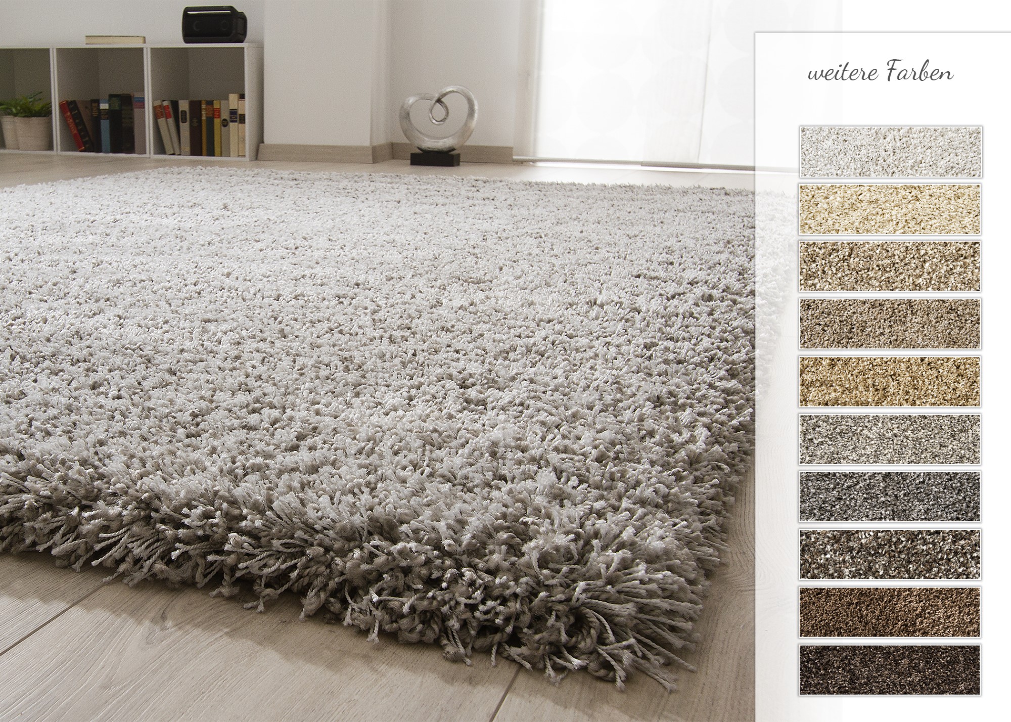 Hochflor Teppich Twilight