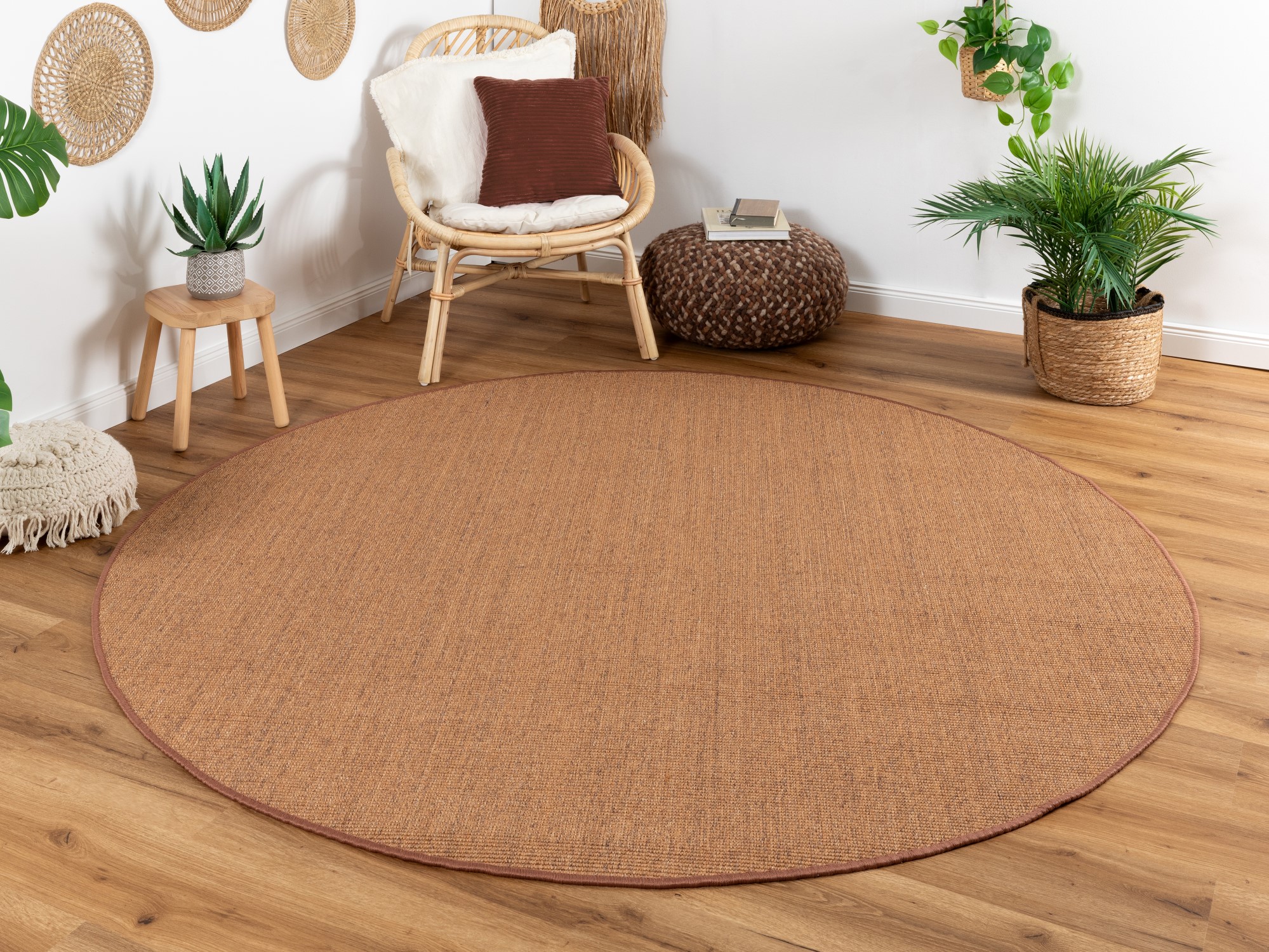Sisal Teppich Acapulco  - Rund