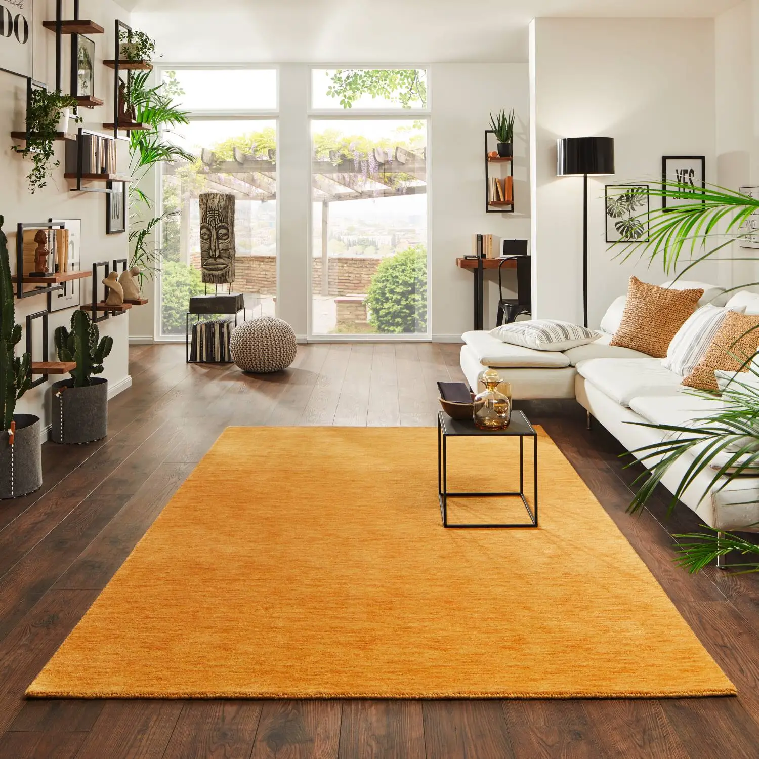 Gabbeh Teppich Jaipur Gold 70x140 cm Gabbeh Teppich Jaipur Gold 70x140 cm