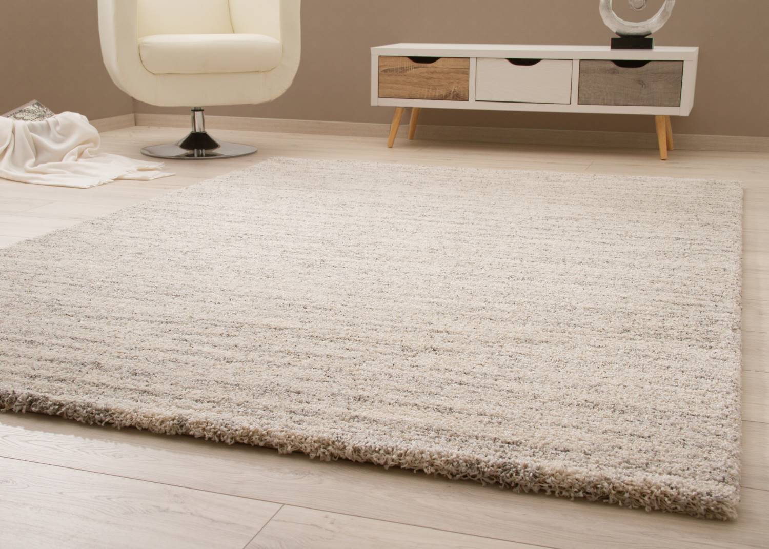 Kurzflor Teppich Contemporary Comfort - Streifen | Global Carpet