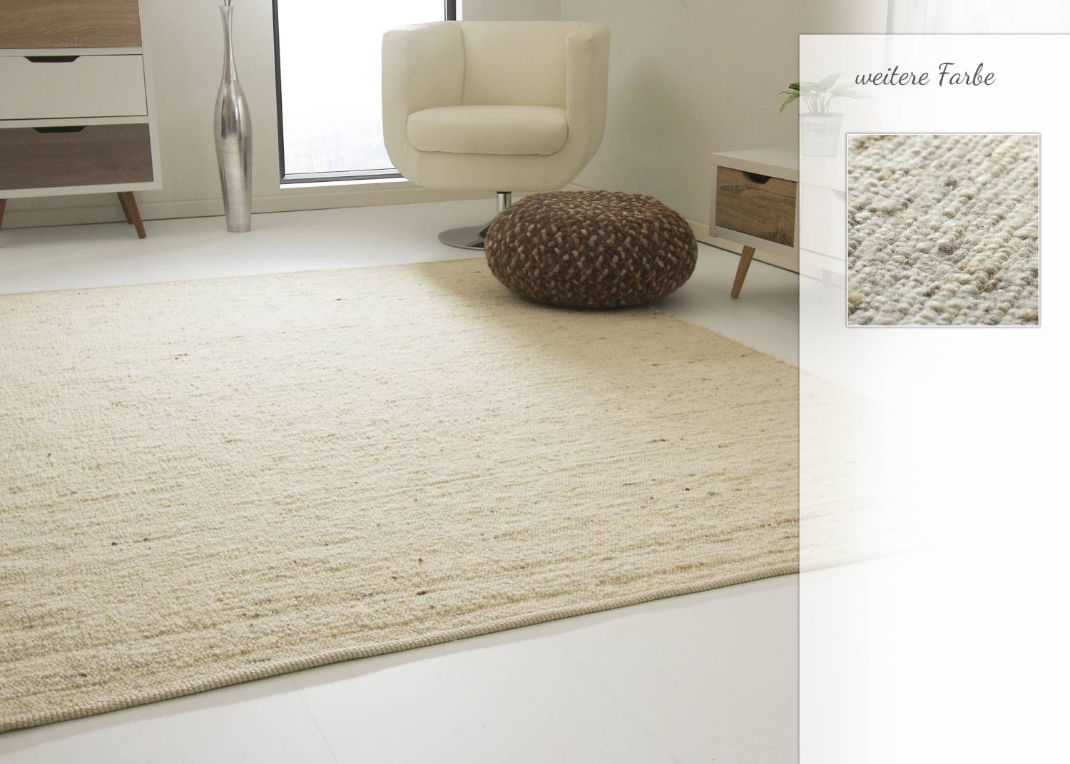 Beige Teppiche | Global Carpet | Kurzflor-Teppiche