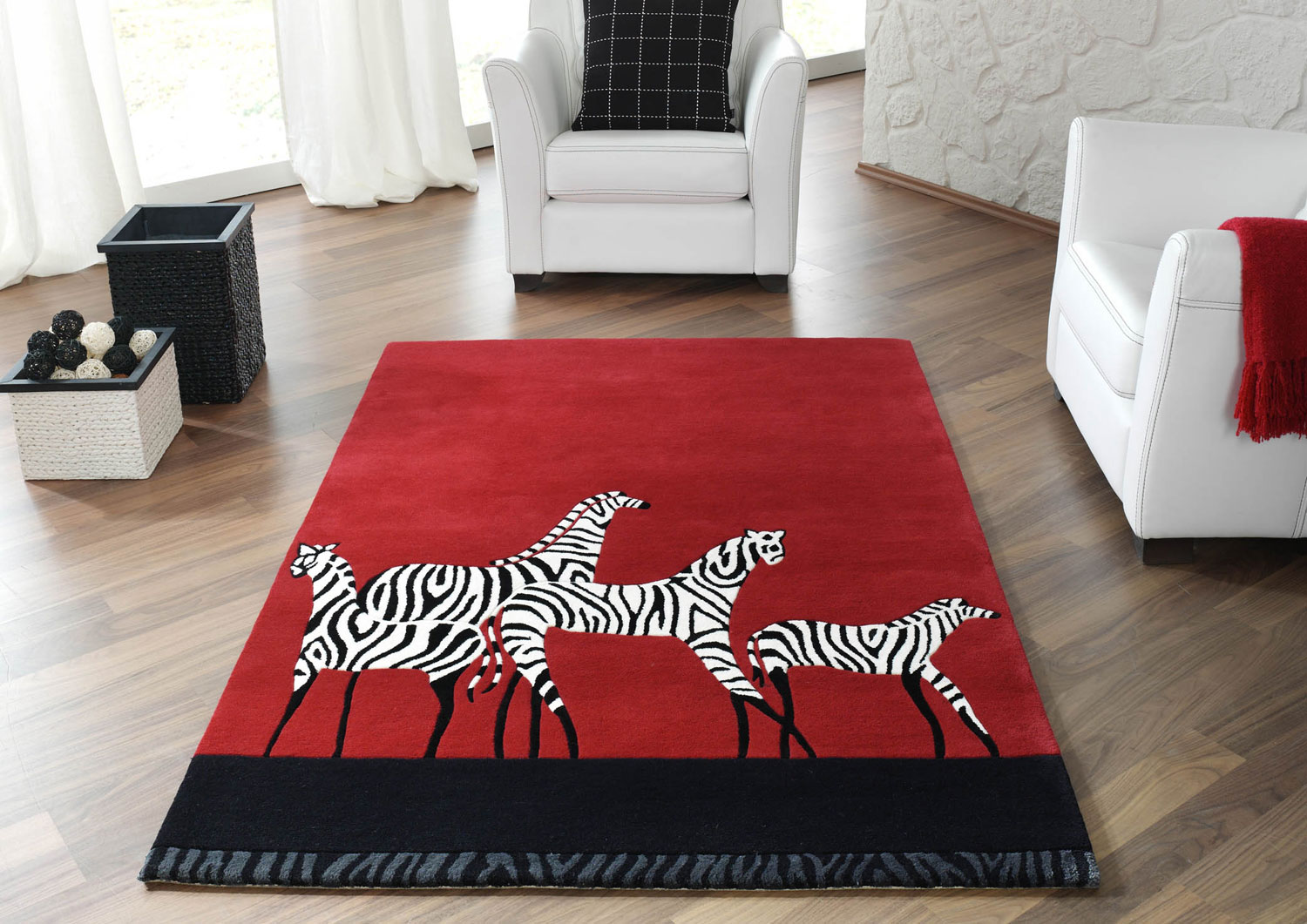 Moderner Designer Teppich Kalahari - Afrika Motive - 7 Dessins / 4