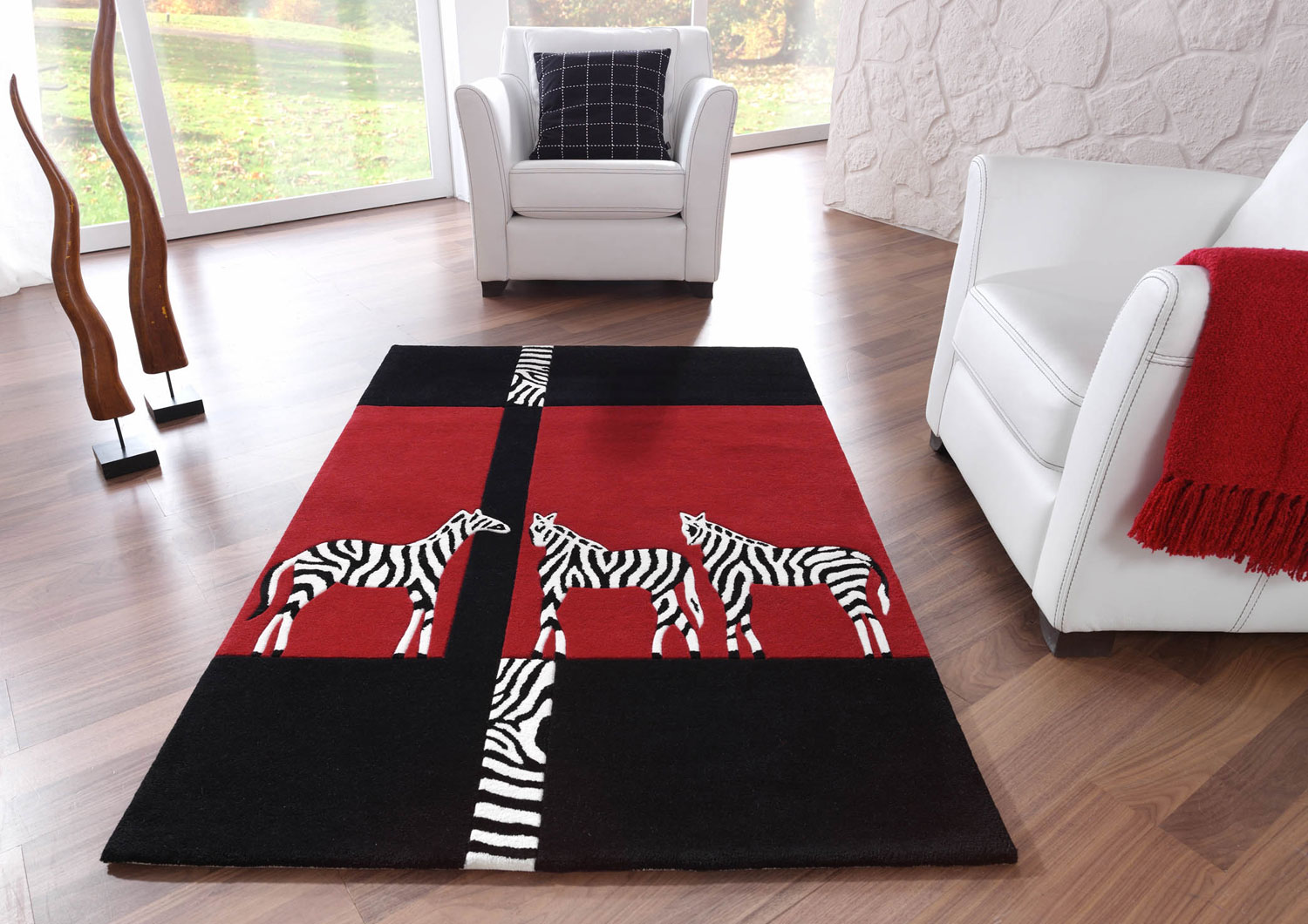 Moderner Designer Teppich Kalahari - Afrika Motive - 7 Dessins / 4