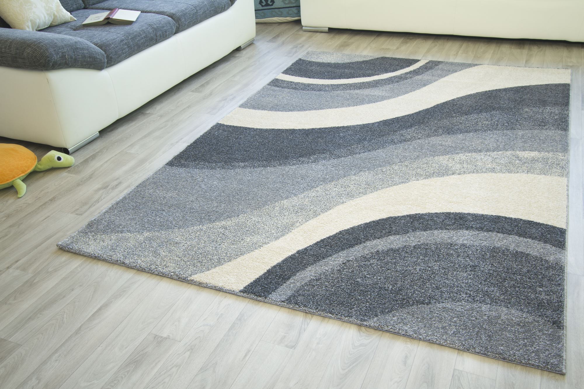 Designer Teppich Modern Beach - 7 Muster + 5 Größen - GUT Siegel - 24h