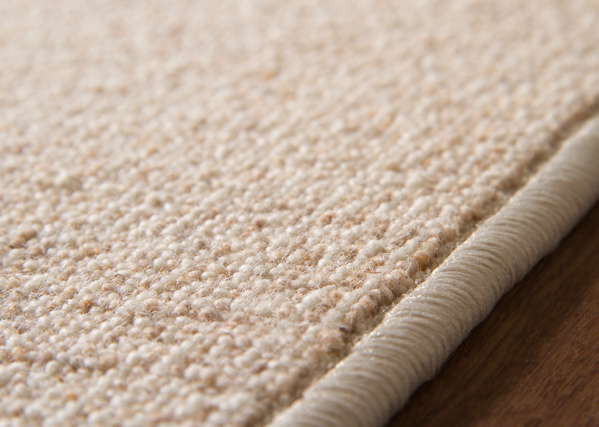 Designer Teppich Modern Berber Wellington Hellgrau Beige Sand 100