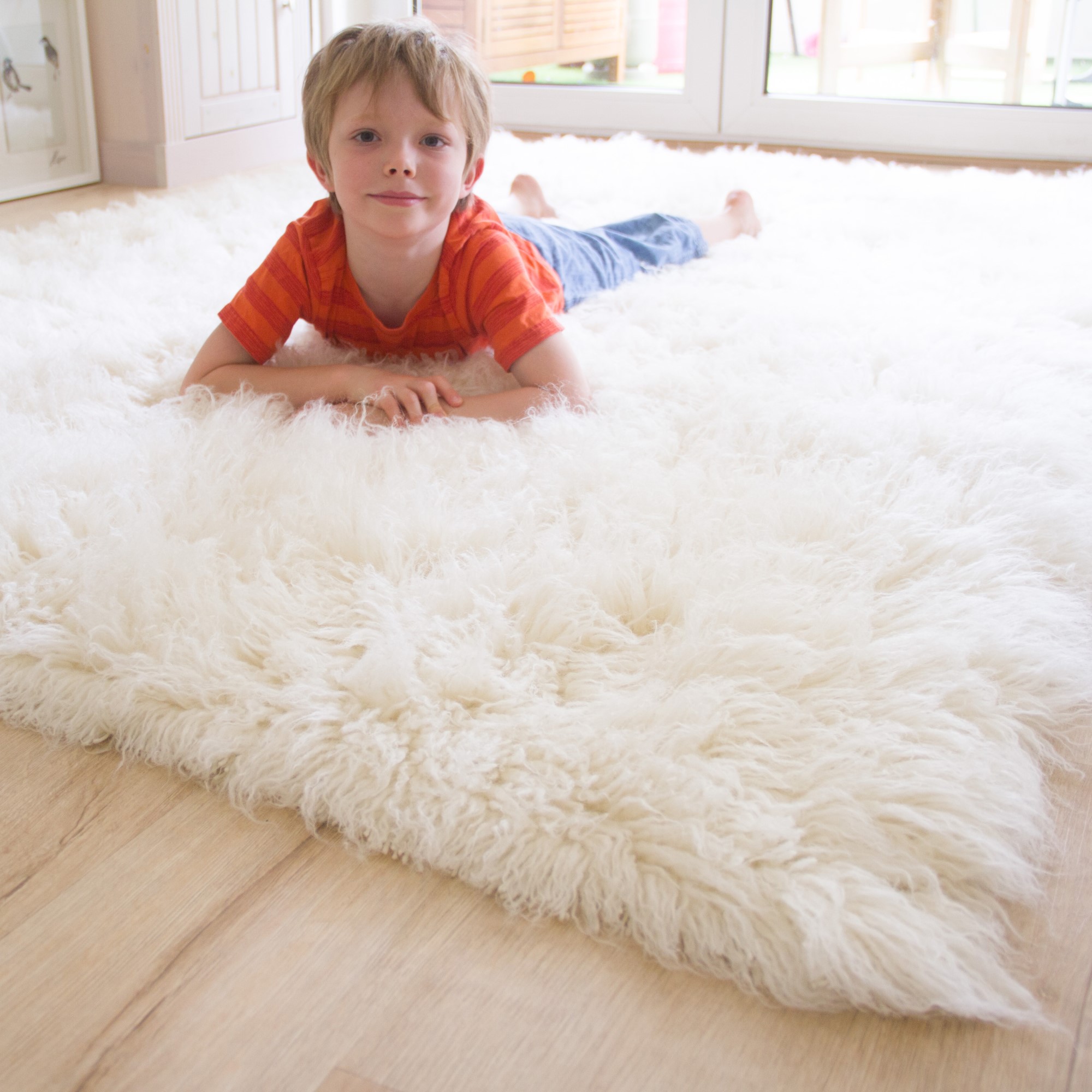 Steffensmeier Flokati Teppich 1500 - Wohnzimmer - Neu - Beste Qualität