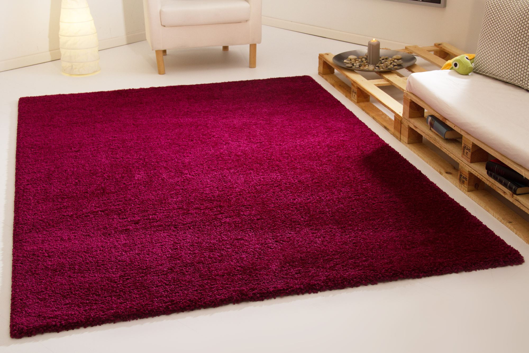 Langflor Hochflor Teppich Super Cosy Uni Kuschelflor 9 Farben Ebay