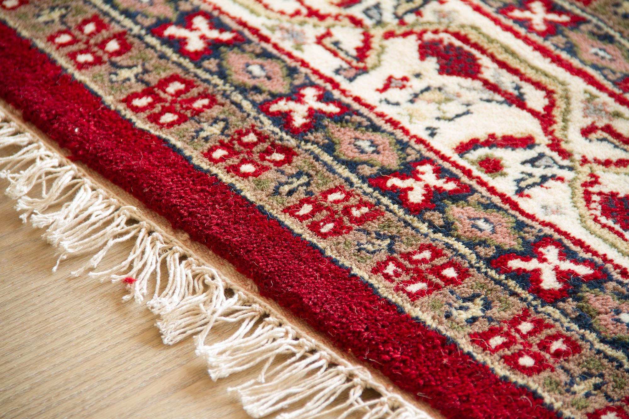 Feiner Indo Sarough Mir Orient Teppich Laufer Handgeknupft 100 Schurwolle Neu Sisal Seagrass Area Rugs Patterer Home Garden