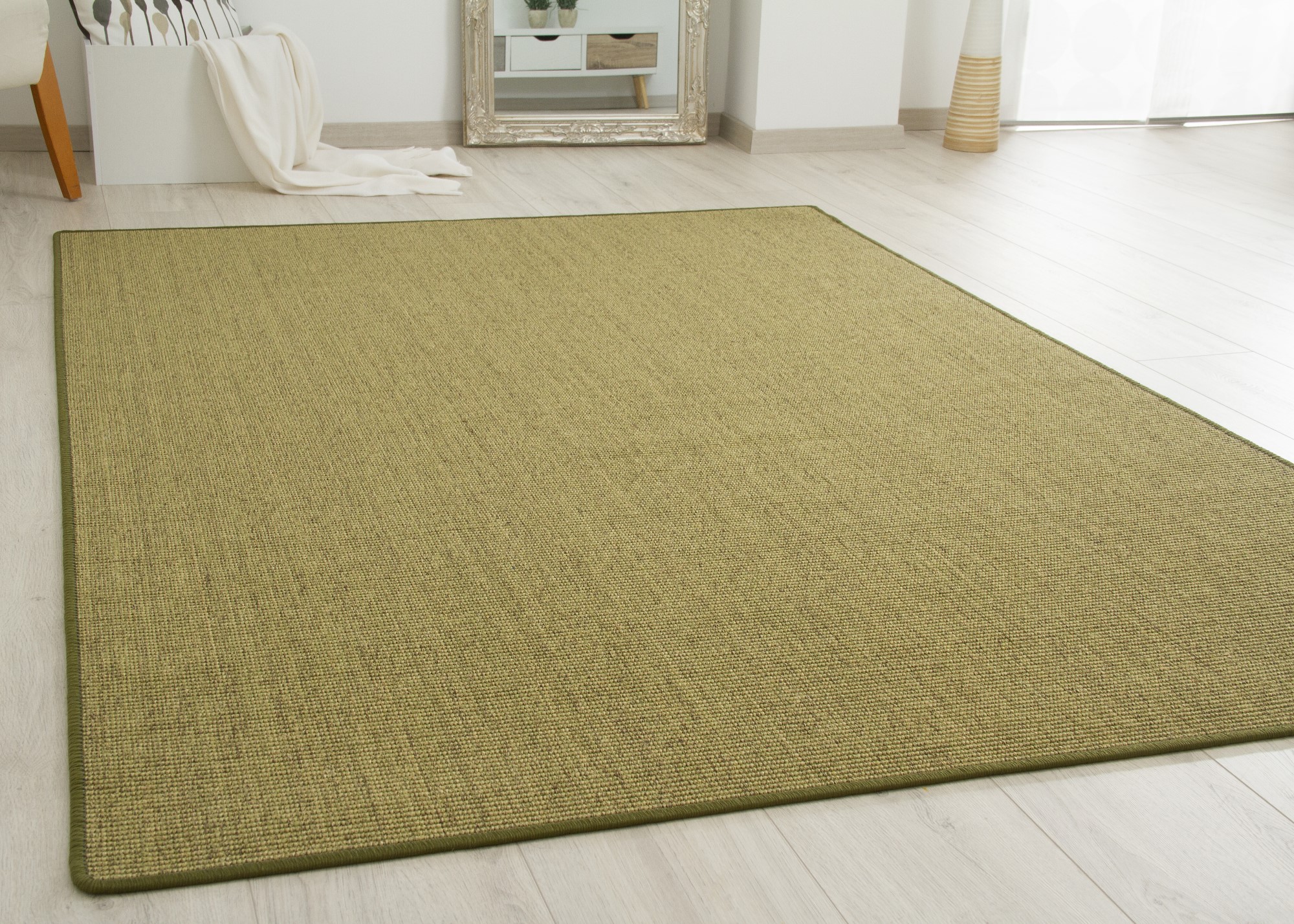 Sisal Teppich Acapulco - gekettelt - sechs Farben viele Größen aus 100 Sisal