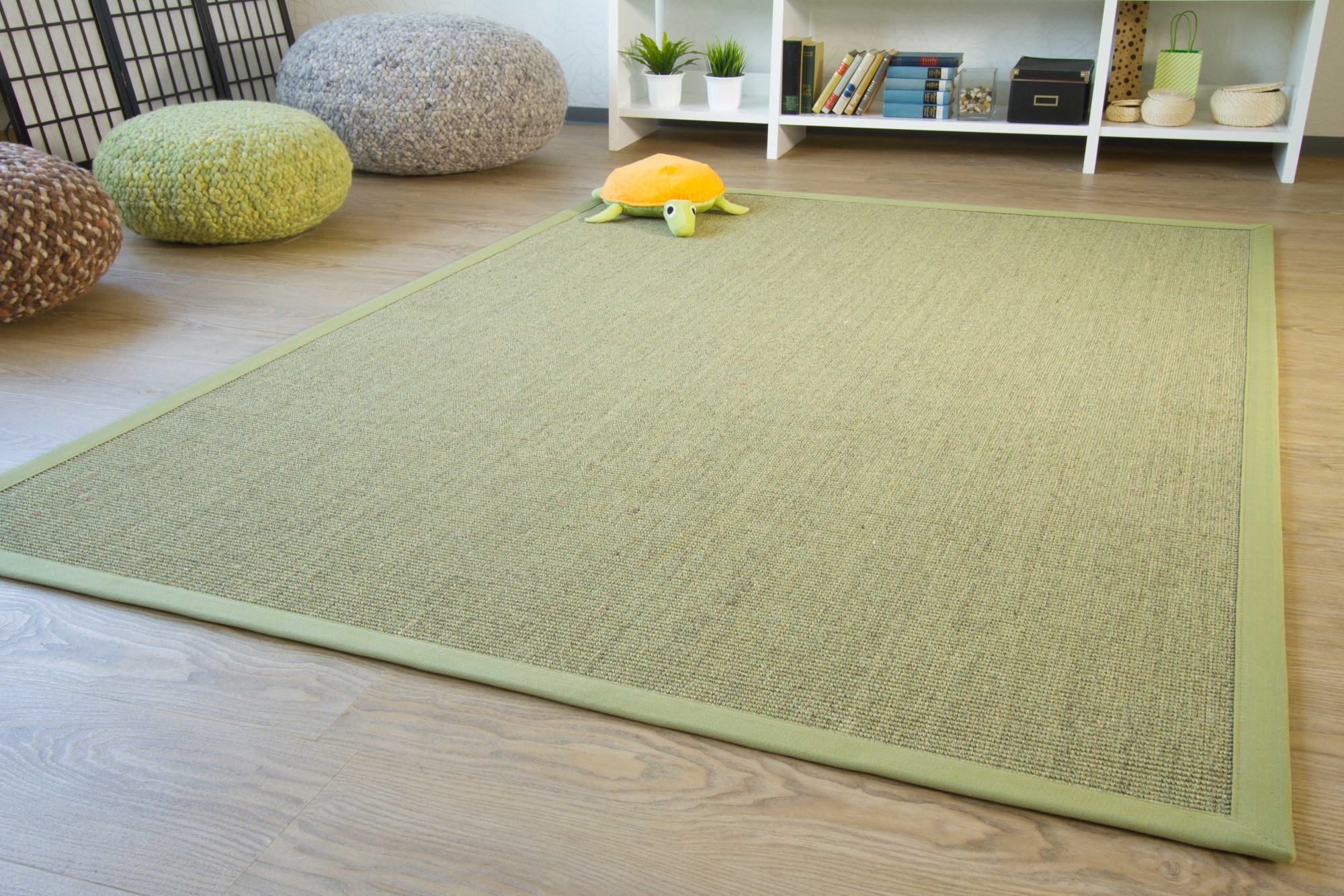 Sisal Teppich Brazil - Bordürenteppich fünf Farben und Bordüren aus 100% Sisal - Bild 4 von 11
